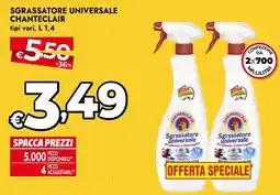 Bennet Sgrassatore universale Chanteclair offerta