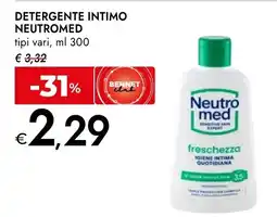 Bennet Detergente intimo Neutromed offerta