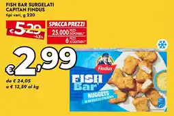 Bennet Fish Bar surgelati Findus offerta