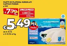 Bennet Filetti di platessa surgelati Capitan Findus offerta