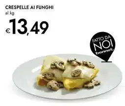 Bennet Crespelle ai funghi offerta