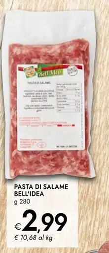 Bennet Pasta di salame Bell'Idea offerta