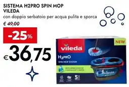 Bennet Sistema H2Pro spin mop Vileda offerta