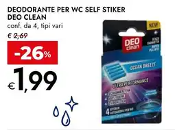 Bennet Deodorante per wc self stiker deo clean offerta