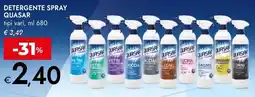Bennet Detergente spray Quasar offerta