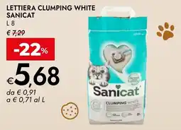 Bennet Lettiera clumping white Sanicat offerta