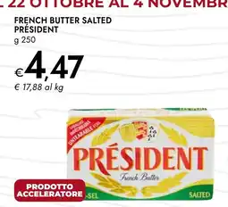 Bennet French Butter Salted Président offerta