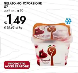 Bennet Gelato monoporzione G7 offerta