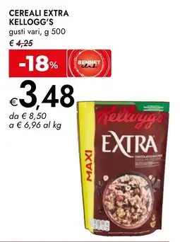 Bennet Cereali extra Kellogg's offerta