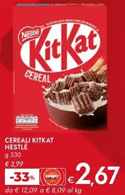Bennet Cereali KitKat Nestlé offerta