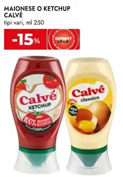 Bennet Maionese o ketchup Calvé offerta
