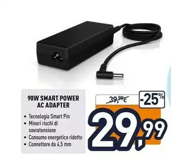 Unieuro 90w smart power adapter offerta