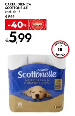 Bennet Carta igienica Scottonelle offerta