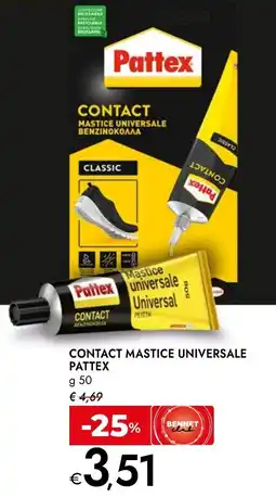 Bennet Contact mastice universale Pattex offerta