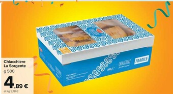 Carrefour Market Chiacchiere offerta