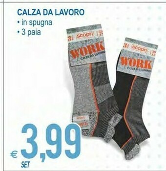 MD Discount Calza da lavoro offerta