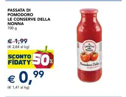 Esselunga Passata di Pomodoro Le Conserve della Nonna offerta