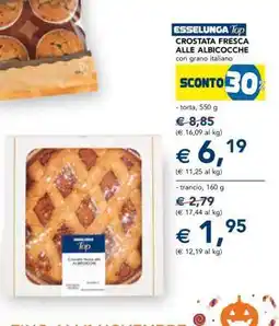 Esselunga Crostata fresca alle albicocche offerta