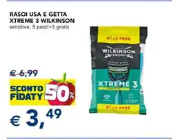 Esselunga RASOI USA E GETTA XTREME 3 WILKINSON offerta