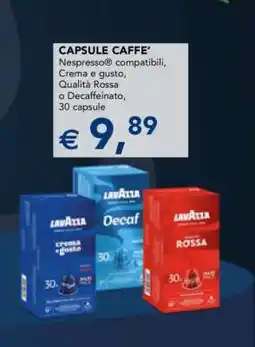 Esselunga CAPSULE CAFFÈ offerta