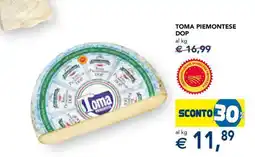 Esselunga Toma Piemontese DOP offerta