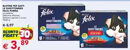 Esselunga BUSTINE PER GATTI LE GHIOTTONERIE FELIX PURINA offerta