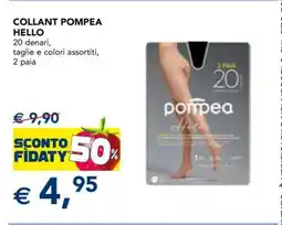 Esselunga COLLANT POMPEA HELLO offerta