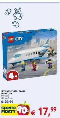 Esselunga JET PASSEGGERI 60492 LEGO CITY offerta