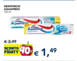 Esselunga DENTIFRICIO AQUAFRESH offerta