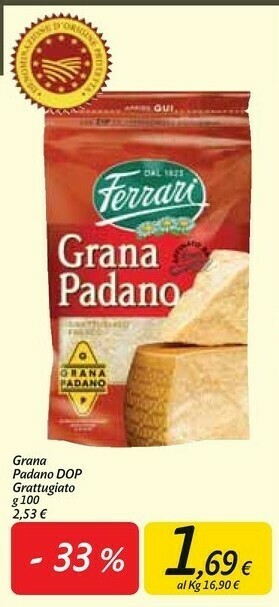 Carrefour Market Ferrari - grana padano dop offerta