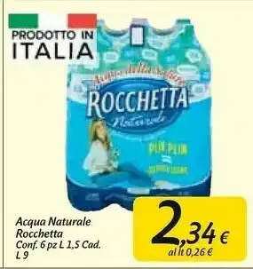 Carrefour Market Acqua naturale offerta