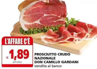 Il Gigante Prosciutto Crudo Nazionale Don Camillo Gardani offerta