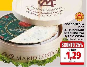 Gorgonzola DOP Al Cucchiaio Gran Riserva Mario Costa