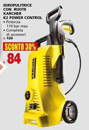 Karcher Idropulitrice con Ruote K2 Power Control
