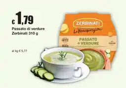 Sì con te Passato di verdure Zerbinati offerta