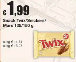 Sì con te Snack Twix offerta