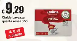 Sì con te Cialde Lavazza qualità rossa offerta