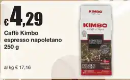 Sì con te Caffè Kimbo espresso napoletano offerta