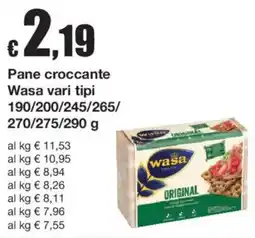 Sì con te Pane croccante Wasa offerta