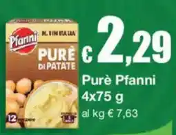 Sì con te Purè Pfanni offerta