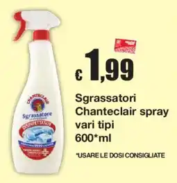 Sì con te Sgrassatore Chanteclair spray offerta