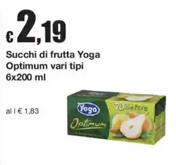 Sì con te Succhi di frutta Yoga Optimum offerta