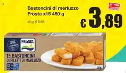 Sì con te Bastoncini di merluzzo Frosta offerta