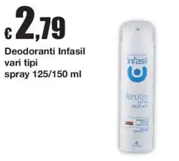 Sì con te Deodoranti Infasil Neutro Extra Delicato offerta