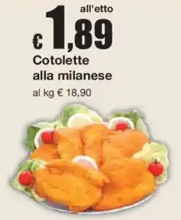 Sì con te Cotolette alla milanese offerta
