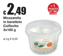 Sì con te Mozzarella Colfiorito offerta