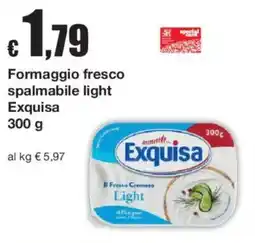 Sì con te Formaggio fresco spalmabile light Exquisa offerta