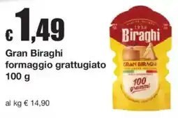 Sì con te Gran Biraghi formaggio grattugiato offerta