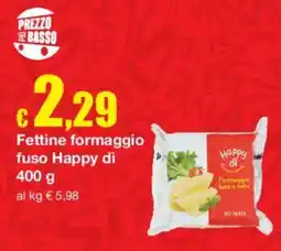 Sì con te Fettine formaggio fuso Happy di offerta