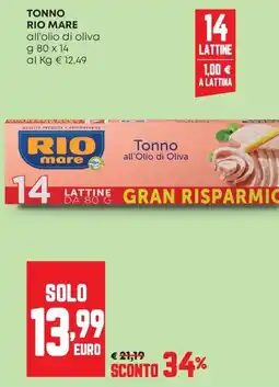 Panorama Tonno Rio Mare all’olio di oliva offerta